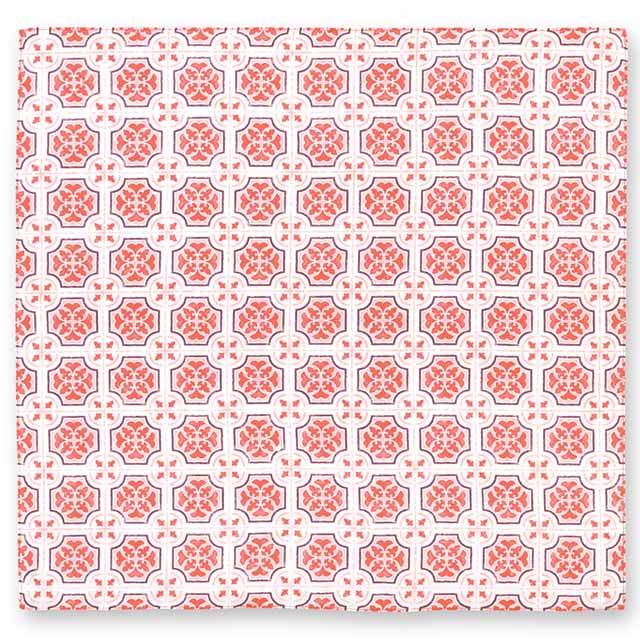 ハンカチ 和ざらしはんかち to* タイル スカーレット 日本製 綿100%-商品画像