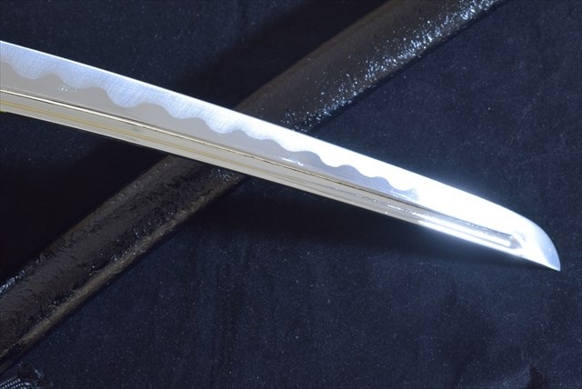 宮本武蔵拵え 海鼠鍔 小刀 模造刀-商品画像