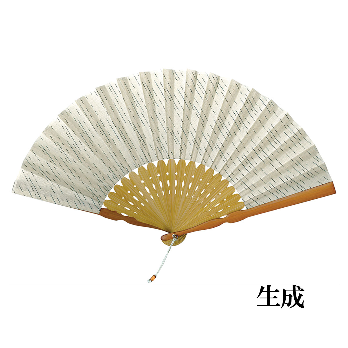 婦人布扇子 遠州綿紬 扇子箱付-商品画像