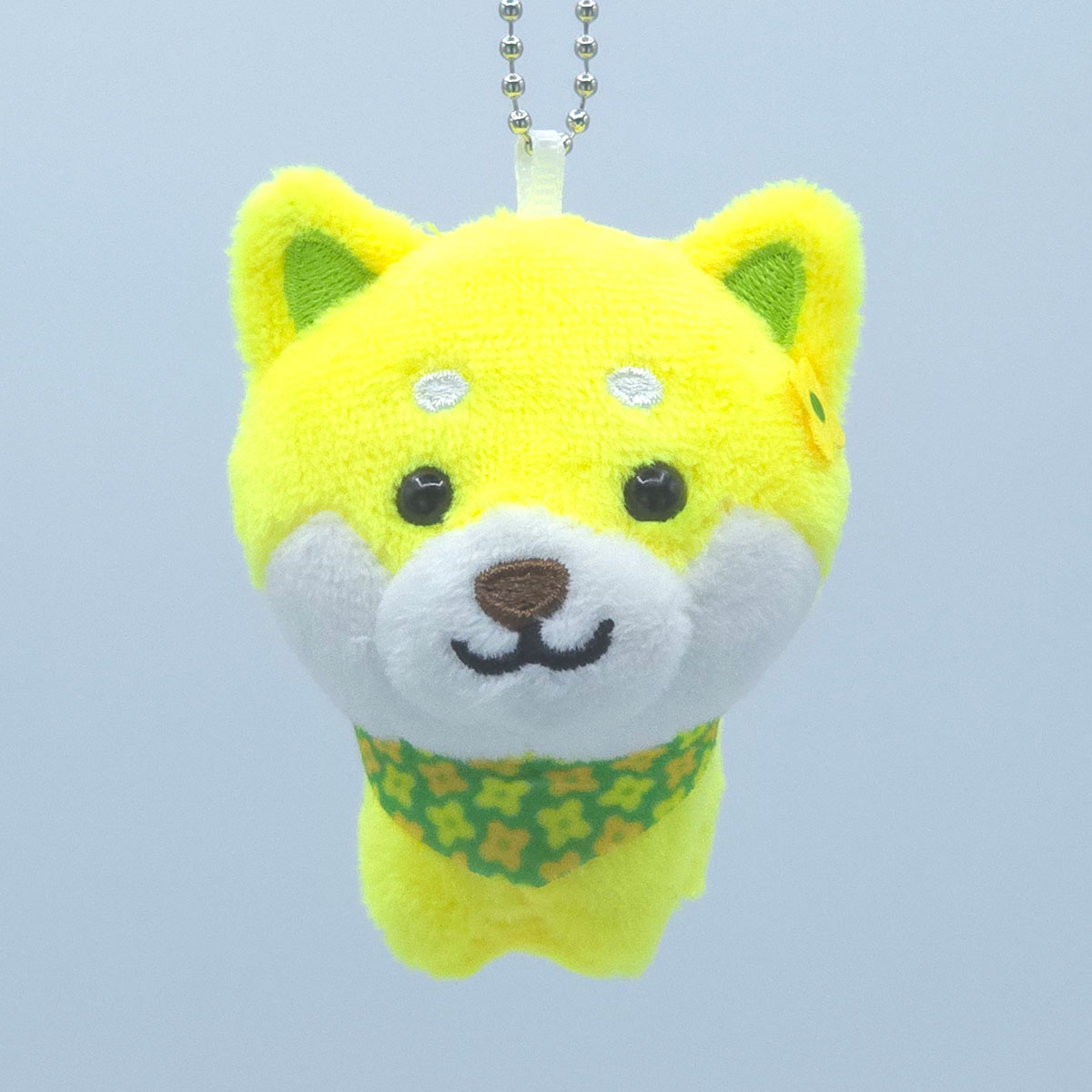 旅するマメしば 菜の花 千葉 ぬいぐるみボールチェーンキーホルダー-商品画像