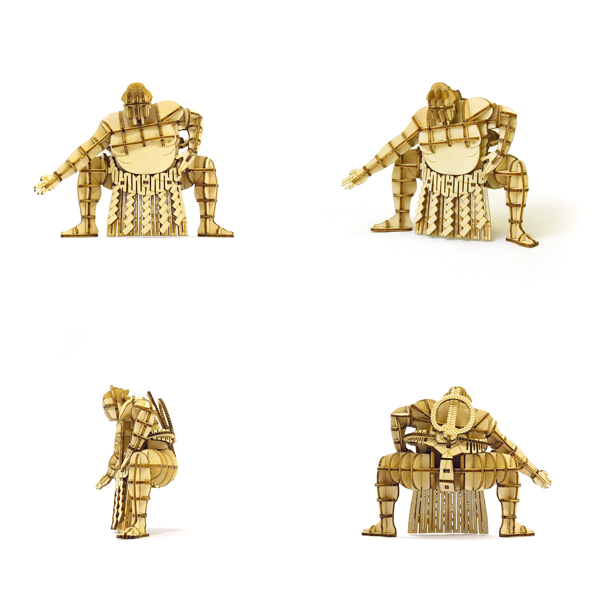 Wooden Art kigumi 横綱 雲竜型-商品画像