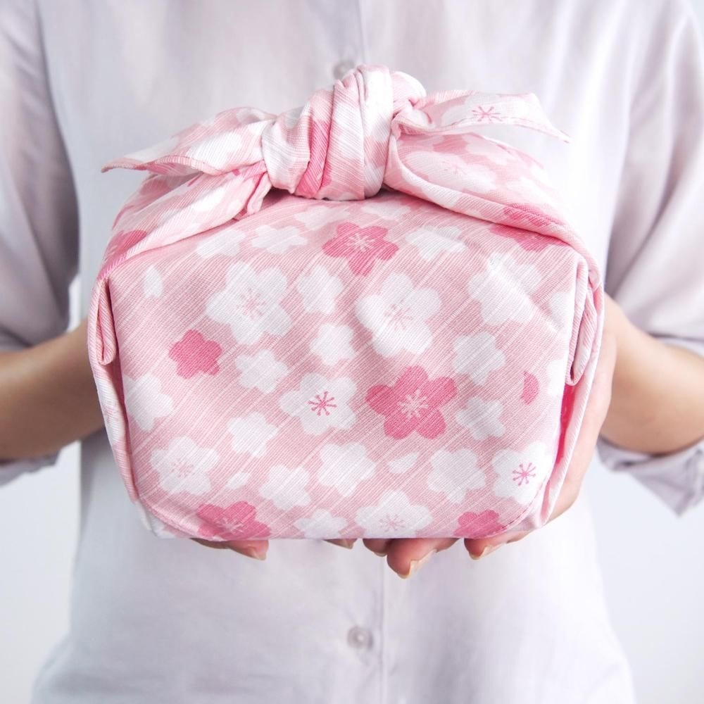 小風呂敷 桜うさぎ 日本製-商品画像