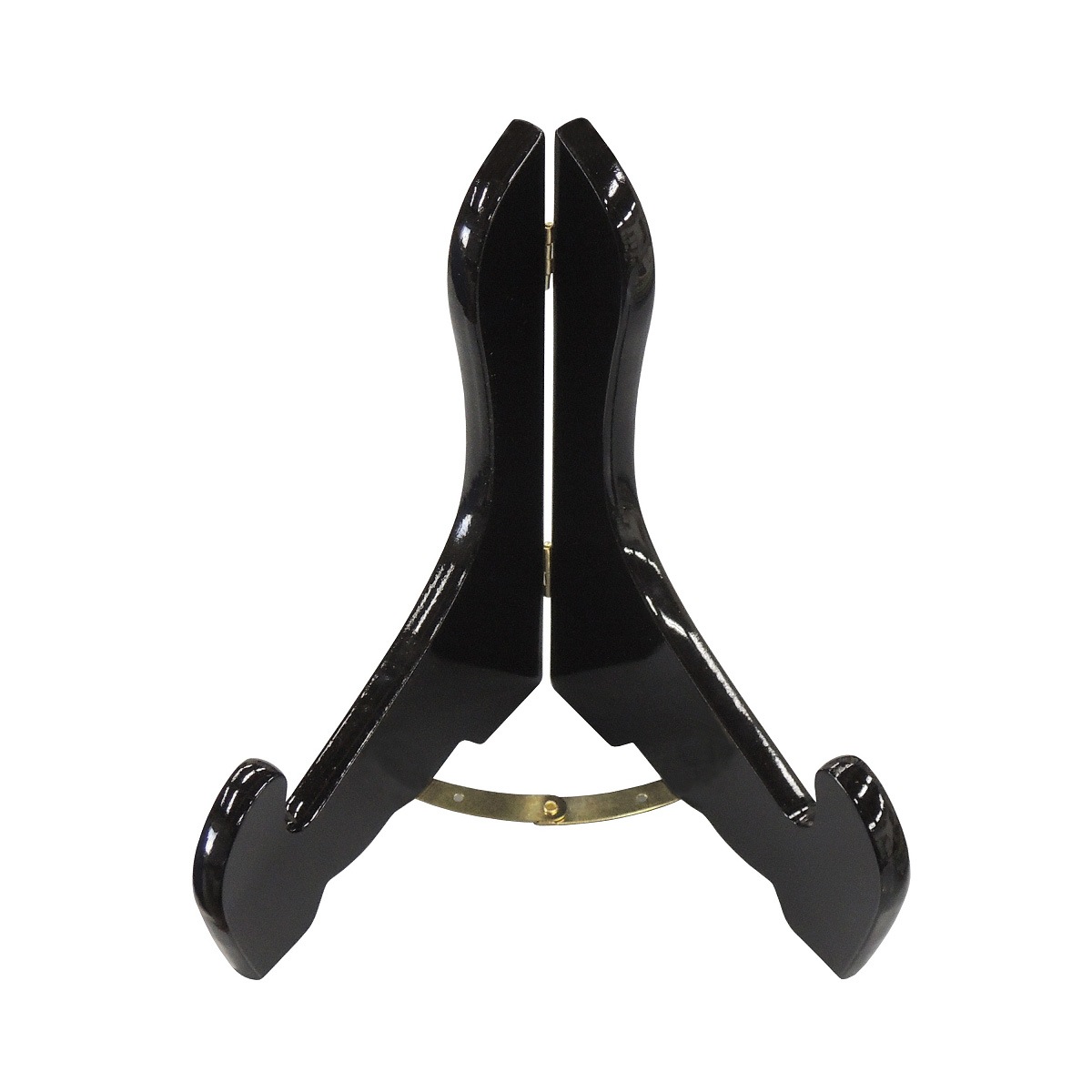 鉄扇掛台 木製黒塗 八寸 一尺共用-商品画像