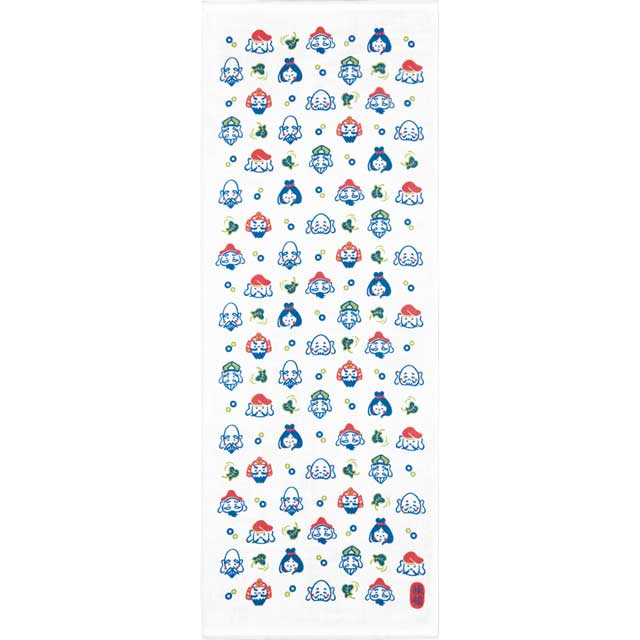 ミヤコレ 縁福えんぷくタオル 七福神 福を呼ぶ神様 縁福 泉州日本製 泉州タオル-商品画像