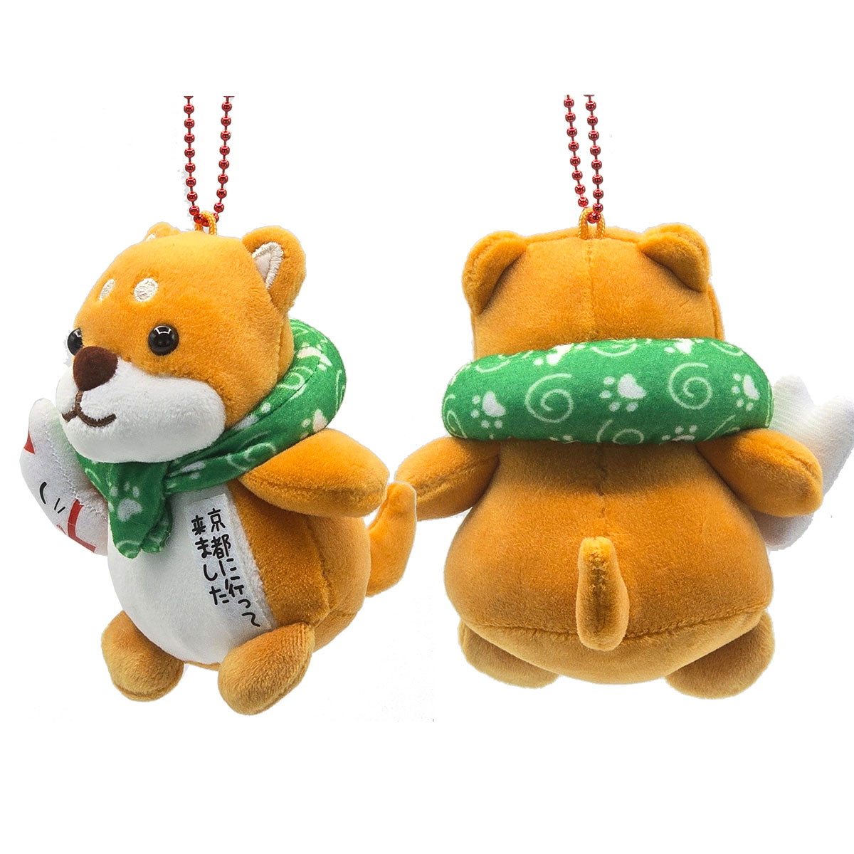 京都限定 フエ入りマスコット 旅シリーズ   旅カワウソ / 旅しばいぬ / 旅ペンギン / 旅みけねこ-商品画像