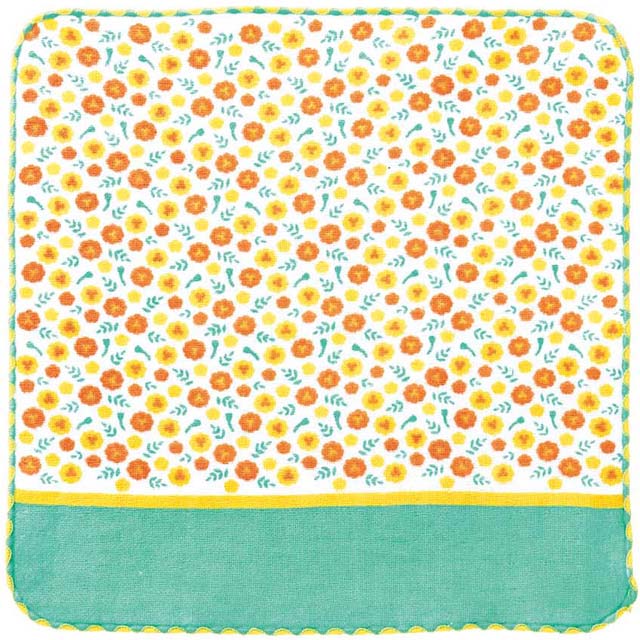 ミヤコレ 町娘のハンカチーフ マリーゴールド FLORISTE花屋篇花ことばシール付-商品画像