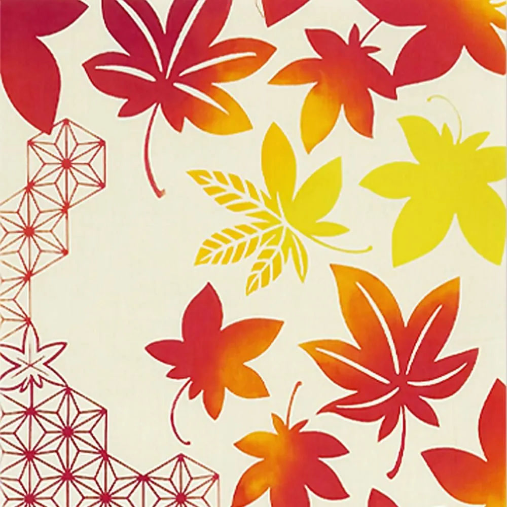 注染手ぬぐい 秋の風物詩 舞紅葉 日本製-商品画像