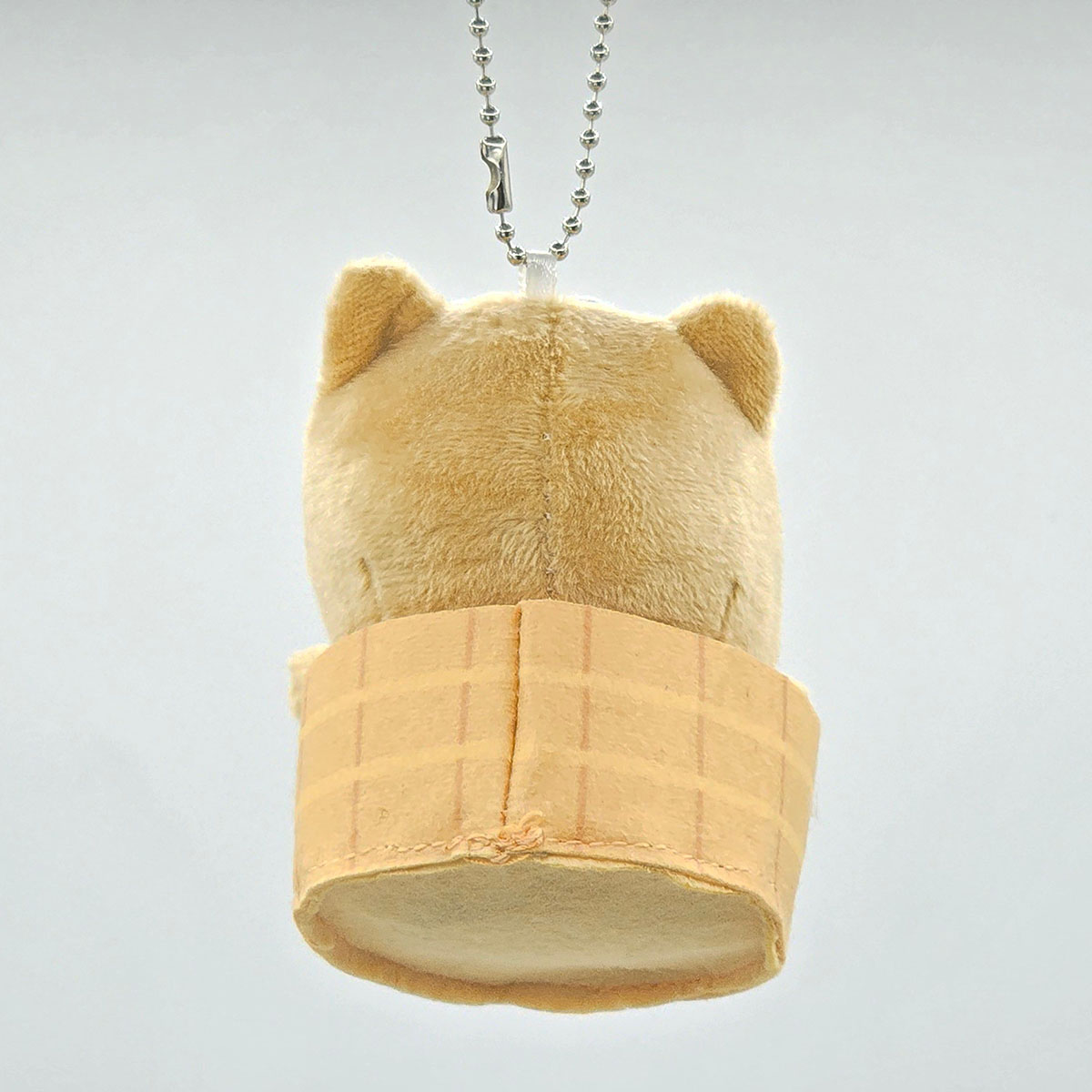旅するマメしば 温泉桶 ぬいぐるみボールチェーンキーホルダー-商品画像