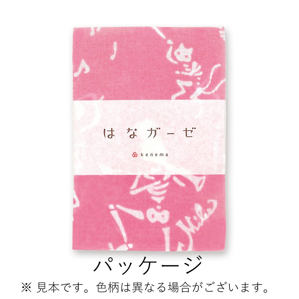 注染 はなガーゼ手ぬぐい 妙なる音色 日本製-商品画像