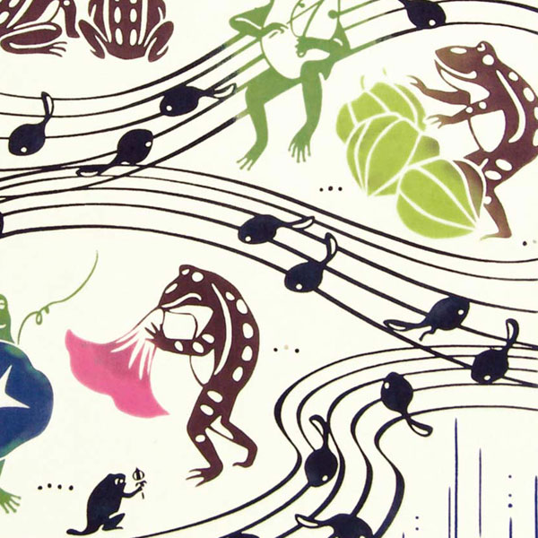 注染手ぬぐい 雨音コンサート 夏の風物詩 日本製-商品画像