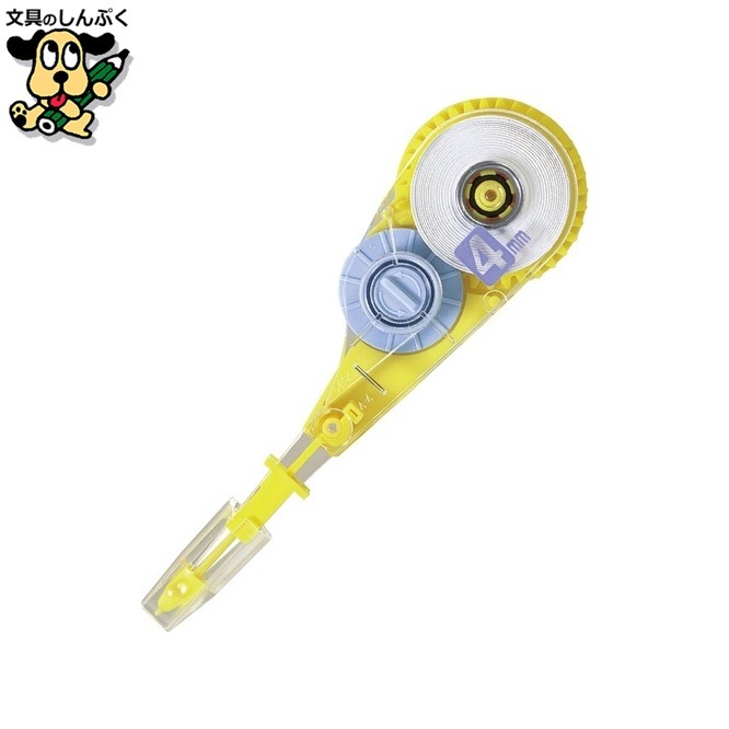 プラス 修正テープホワイパーV交換テープ 4mm