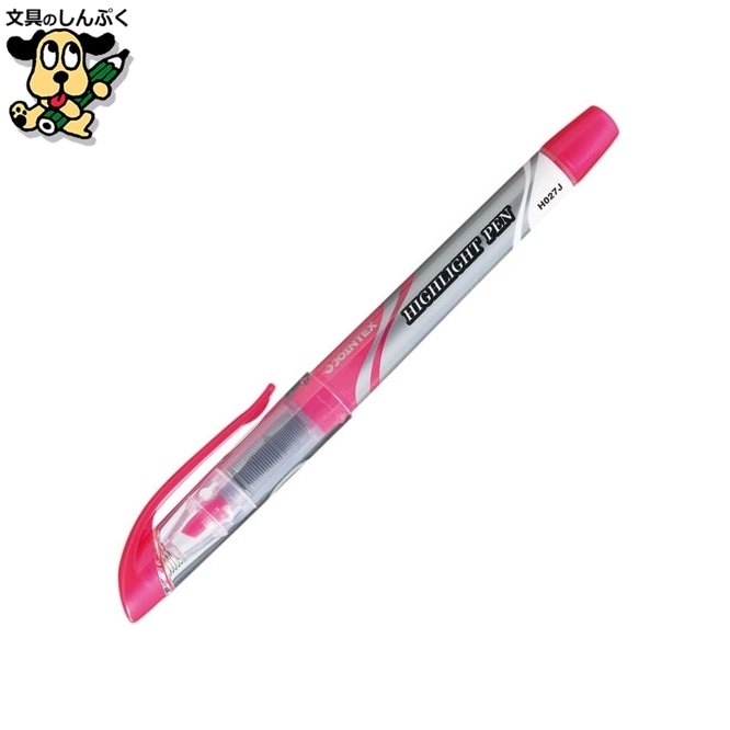 蛍光マーカー直液式 桃10本 H026J-PK-10 ジョインテックス