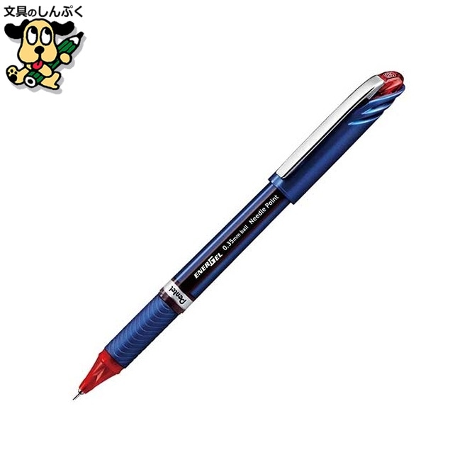 エナージェルユーロ 0.35mm BLN23-B 赤 ぺんてる