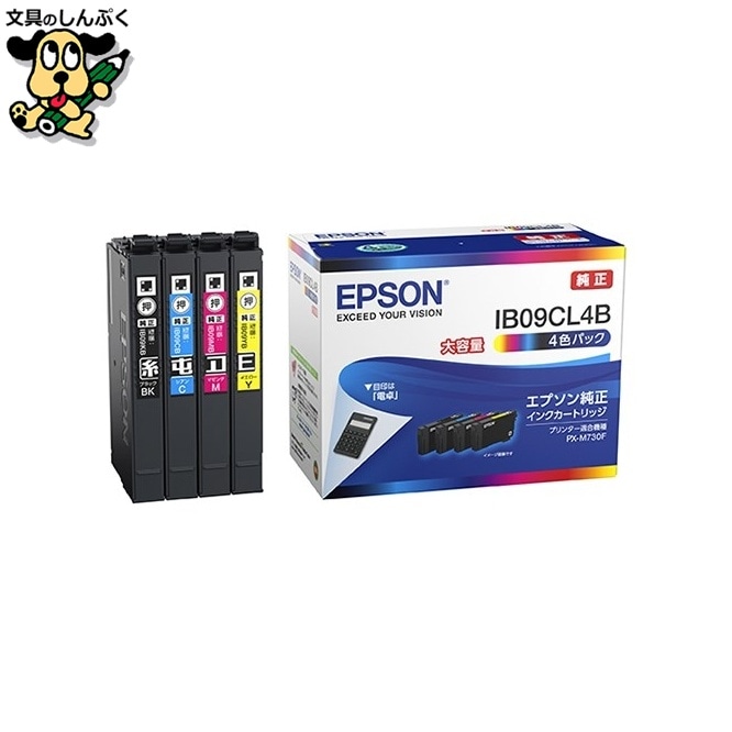 インクパック 4色パック 大容量 IB09CL4B EPSON