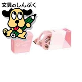 修正ペン修正テープ プラス Pasty紙ケース入使い切りピンクWH-2005-P