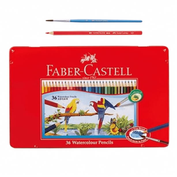 ファーバーカステル FABER-CASTELL 水彩色鉛筆36色セット TFCB-WCP36C