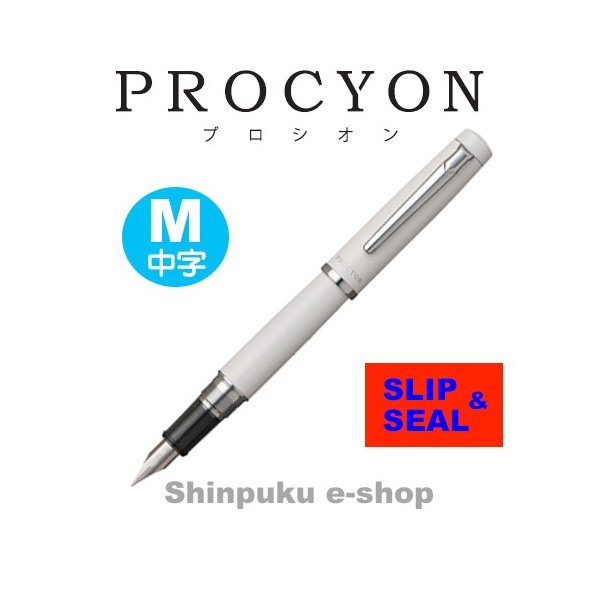 PROCYON プロシオン 万年筆  ポーセリンホワイト  中字  PNS-5000-3-3  プラチナ万年筆