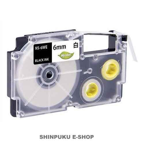 ネームランドテープ 互換 カシオ 対応 XR-6X  NS-6X 日本ナインスター