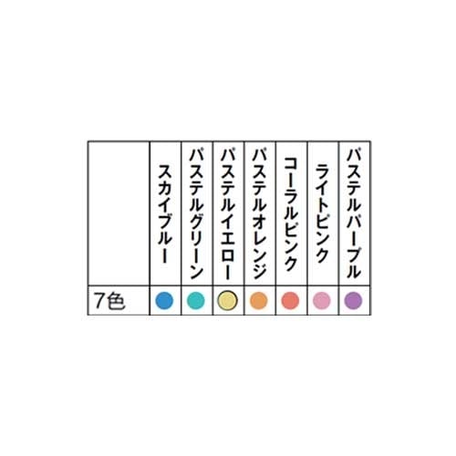 ポスカ PC-5M7C 中字 7色(ナチュラル)