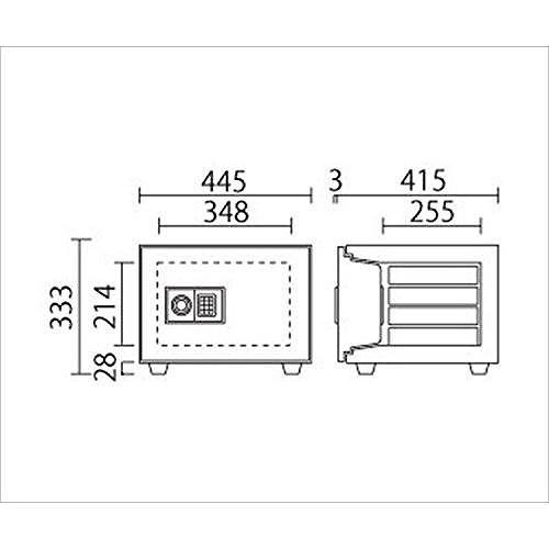 設置費込み 耐火金庫 KS-20E-F オフホワイト 日本製  メーカー直送品  屋内設置込  配送設置込  日本アイ・エス・ケイ