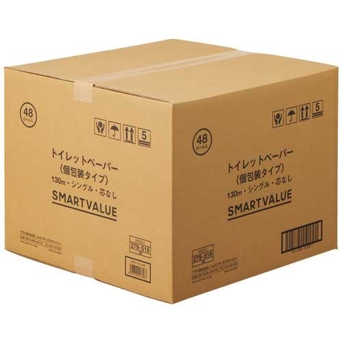 衛生紙用品　業務用トイレットペーパーS130m48個N024J