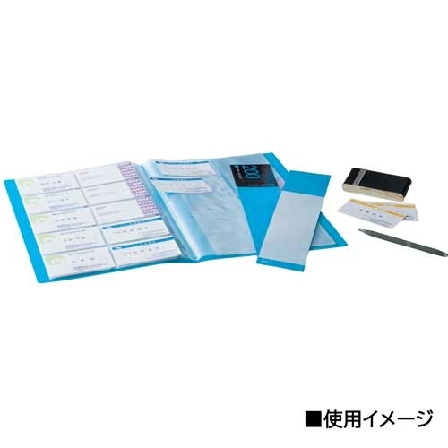 名刺ホルダー NPP-200 A4 11mm ピンク セキセイ
