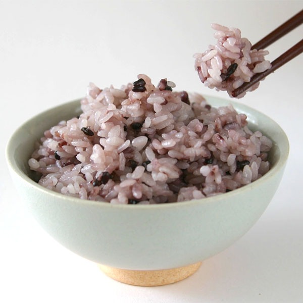 荻原さんが作った黒米　1kg　【お徳用】
