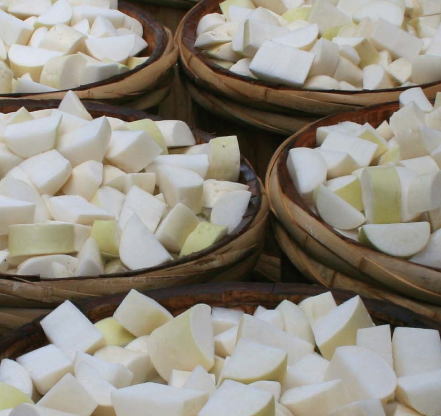 ひとくち 京べったら｜ご自宅用 小袋（114g）｜京都のべったら漬｜御漬物司 林慎太郎商店