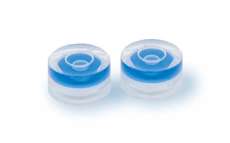 丸型気泡管 φ16 ブルー2ヶ入 | 水平器,丸型気泡管 | シンワ