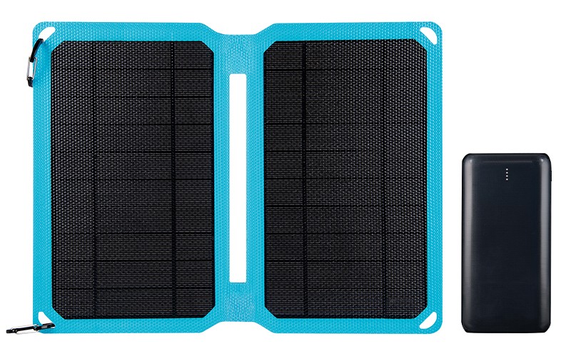 モバイルバッテリー ソーラーパネル付 レーザーロボ LEXIA用