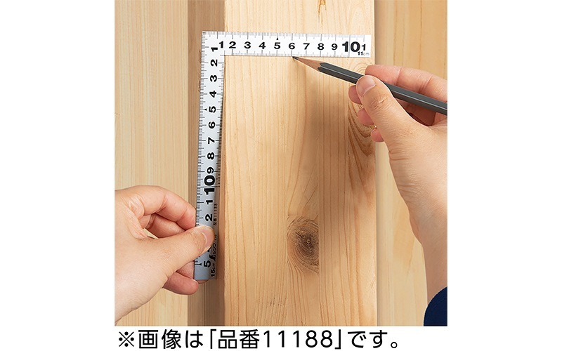 曲尺平ぴた ホワイト15×11㎝ 表裏同目 | 曲尺,曲尺 平ぴた