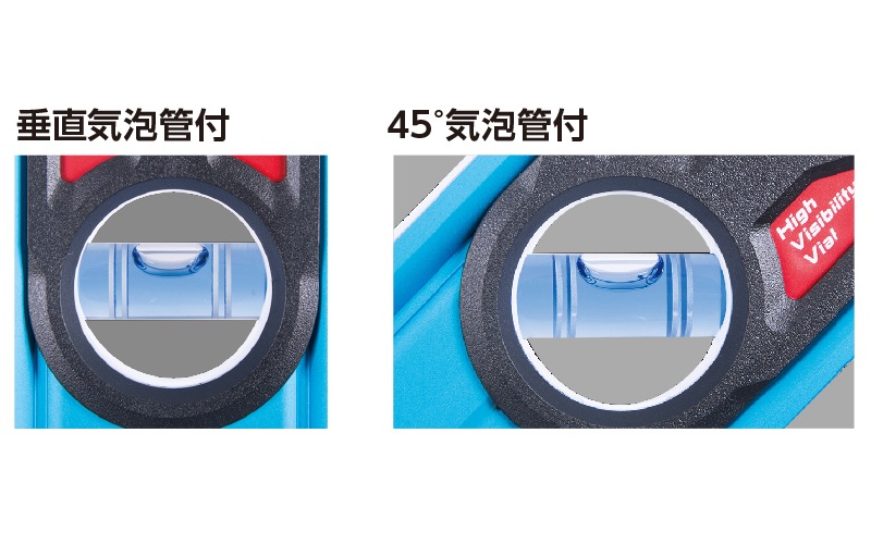 ブルーレベル Pro 2 900㎜ マグネット付 | 水平器,ブルー