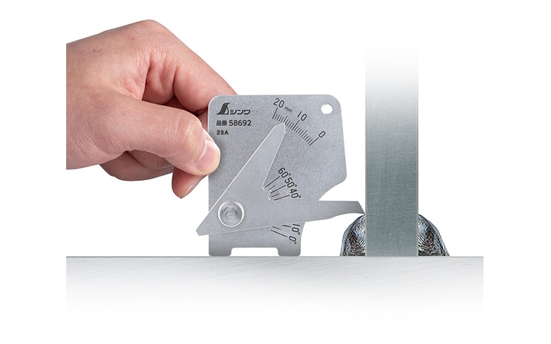 みーさん 溶接ゲージ B 軽量・薄型 | 溶接ツール,溶接ゲージ | シンワ