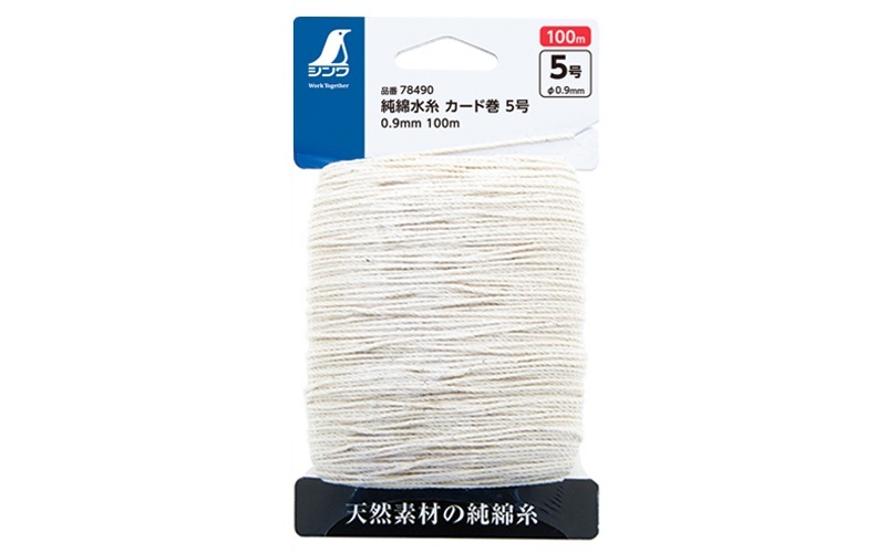 水滸伝【全巻】定価12,000円+税 純綿水糸 カード巻5号 0.9㎜ 100m | 墨つけ・基準出し