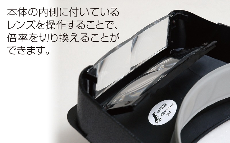 ルーペ W－4 双眼ヘッドルーペ2．2・3．3倍 | 製図