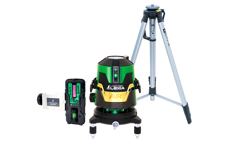 レーザーロボ LEXIA 51ARグリーン 受光器・三脚セット