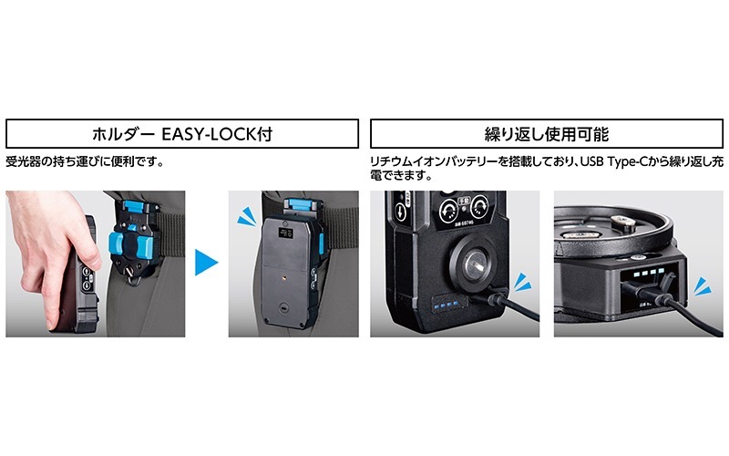 レーザーロボ LEXIA 51グリーン自動追尾回転台 受光器