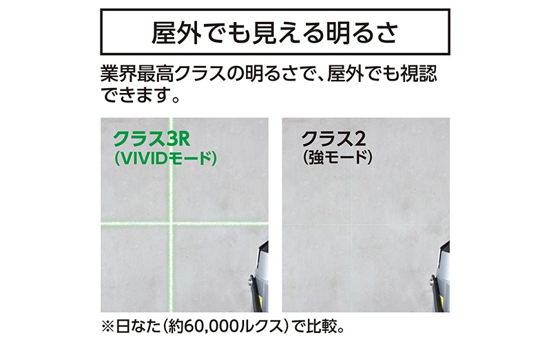レーザーロボ LEXIA－E VIVID 51 グリーン 自動追尾