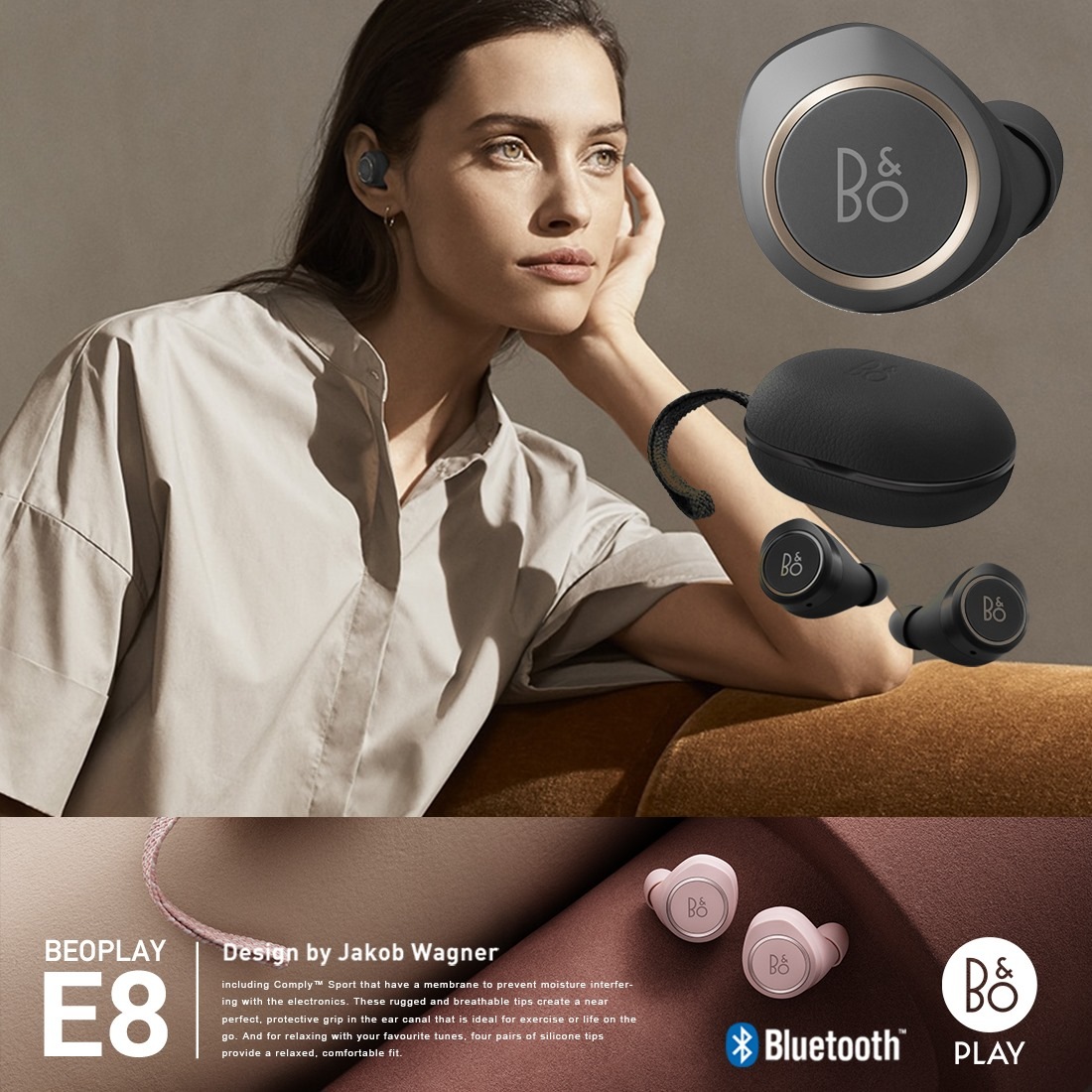ڴָʡۡB&O PlayBeoplay E8 磻쥹ե䥳֡殺ʡ/।/ϥ󥺥ե꡼/Bluetooth 4.2/֥롼ȥ/̩ķ//ⲻ
