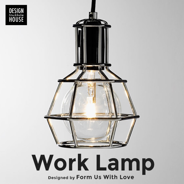 Design House StockholmWORK LAMP ס/chrome<br>Designed by FORM US WITH LOVE/ڥȥ/֥饱åȥ/̲/ǥϥ ȥåۥ/ŵ/RCP