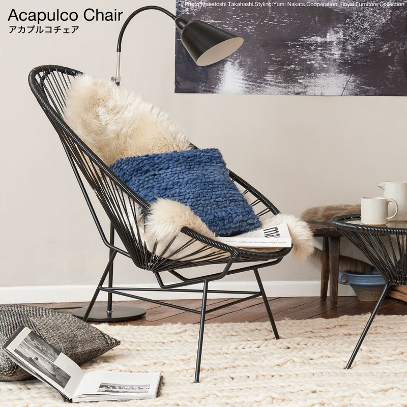 Acapulco アカプルコ アカプルコチェア 屋内＆屋外兼用 メキシコ製 PVCコード椅子 イス チェア 屋外 リゾート ハンドメイドラウンジ アウトドア ガーデン サーチ