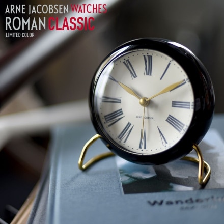 ͡䥳֥ ARNE JACOBSEN ROMAN CLASSIC ޥ ꥫ顼 ޥ󥯥饷å 110mm TABLE CLOCK ֤