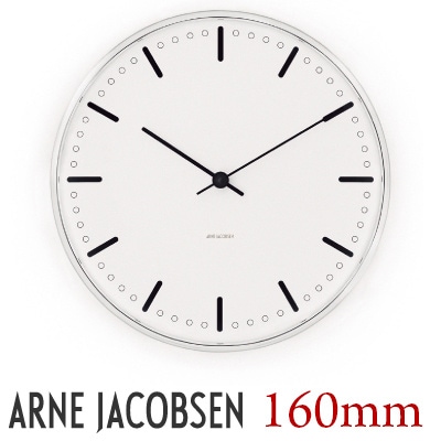 �ڳݤ��եå��ץ쥼��ȡۡ�AJ�����å�43621��CITYHALL/160mm WALL CLOCK ����͡��䥳�֥���/���ƥ����ۡ��� /ARNE JACOBSEN43621�ɳݤ����סڥ��ե��ý���