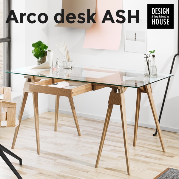 Design House Stockholm/ǥϥ ȥåۥArco desk ash å<Br>Chuck Mack/ơ֥/˥󥰥ơ֥//̲/ȶRCP Բġ