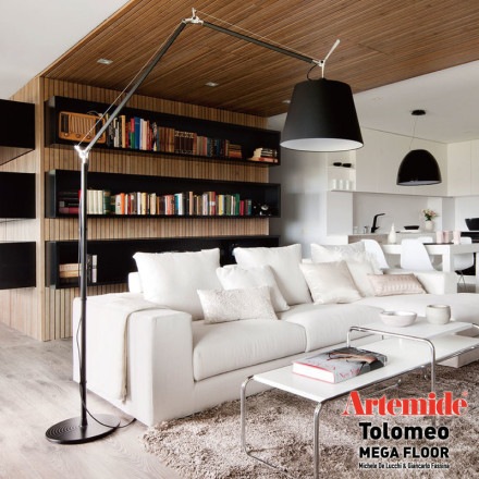 Artemide ����ƥߥ� TOLOMEO MEGA FLOOR �ȥ��ᥪ �ե������� <br>�饤�� ���� ��ӥ� ���å��� �����˥� �ե����饤��