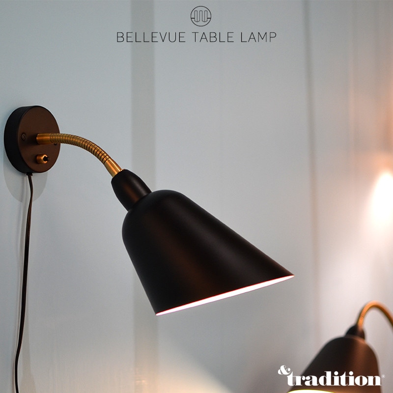 【&TRADITION/アンドトラディション】BELLEVUE WALL LAMP AJ9 ベルビュー ウォールランプ<br>ライト/照明/スチール/アルミ/リビング/キッチン/ダイニング/Denmark/クラッシック/Arne Jacobsen/ブラケットライト/壁掛け照明【RCP】