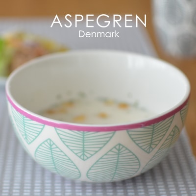 Aspegren アスペグレン ボウル リーフ グリーン <br>食器/皿/小鉢/ライスボウル【コンビニ受取対応商品】【RCP】