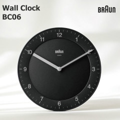 BRAUN ֥饦 Wall Clock BC06B ֥å BC06W ۥ磻 <br>BRAUN ɳݤ å WATCH ̲ ǥޡ  顼