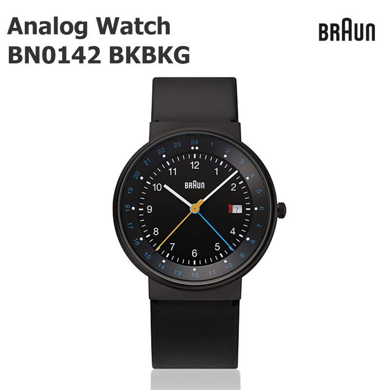 BRAUN ブラウン BRAUN Analog Watch BN0142 ブラック<br>腕時計 ウォッチ ビジネス メンズ 北欧 デンマーク ローゼンダール
