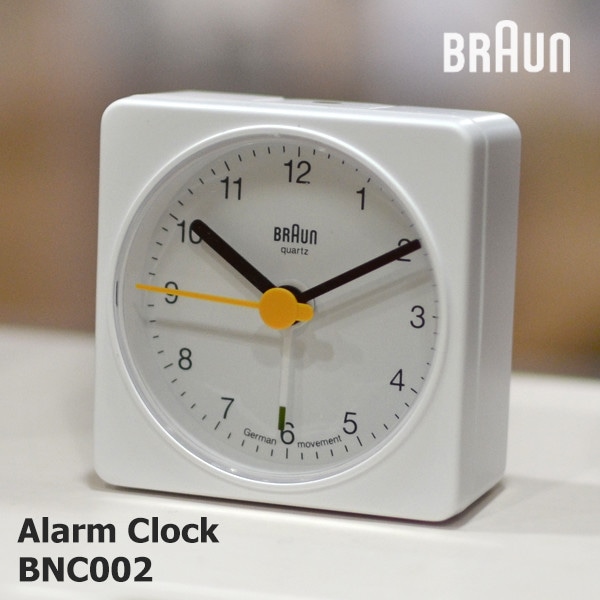 【BRAUN ブラウン】BRAUN Alarm Clock BNC002 ブラウン 置き時計/目覚まし時計/ウォッチ/WATCH/北欧